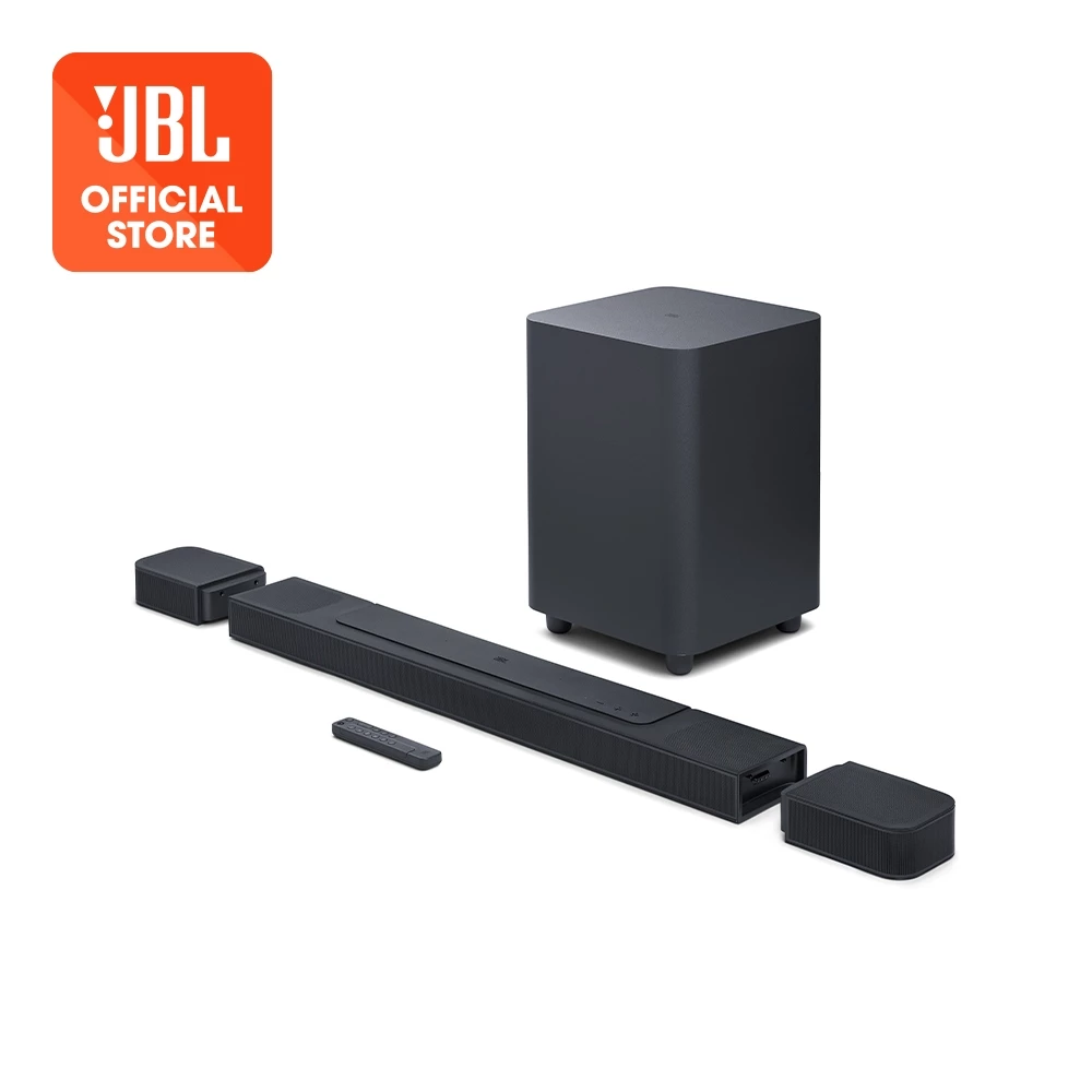 JBL Bar 1000 M2 , 7.1.4-channel soundbar with detachable surround speakers, MultiBeam™, Dolby Atmos®, and DTS:X