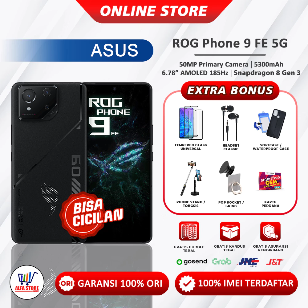 Asus ROG 9 FE RAM 12/256GB - 12/512GB rog9fe Garansi Resmi Asus