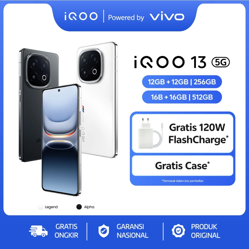 vivo iQOO 13 (12/256)- 1st Snapdragon 8 elite, 7000mm2 VC Cooling system, 6150mAh+120W, 144Hz LTPO AMOLED