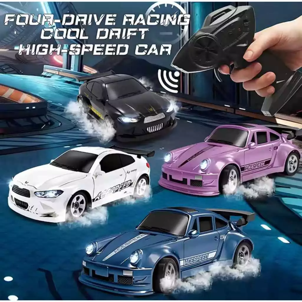 RC Mobil Mini Drift FAYEE FQD10 FQD13 FQD15 FQ D23 FQD25 / K11 K12 K14 K16 / 3601 High Speed Car LED Lights 1/20 1/64 2.4G 4CH RTR