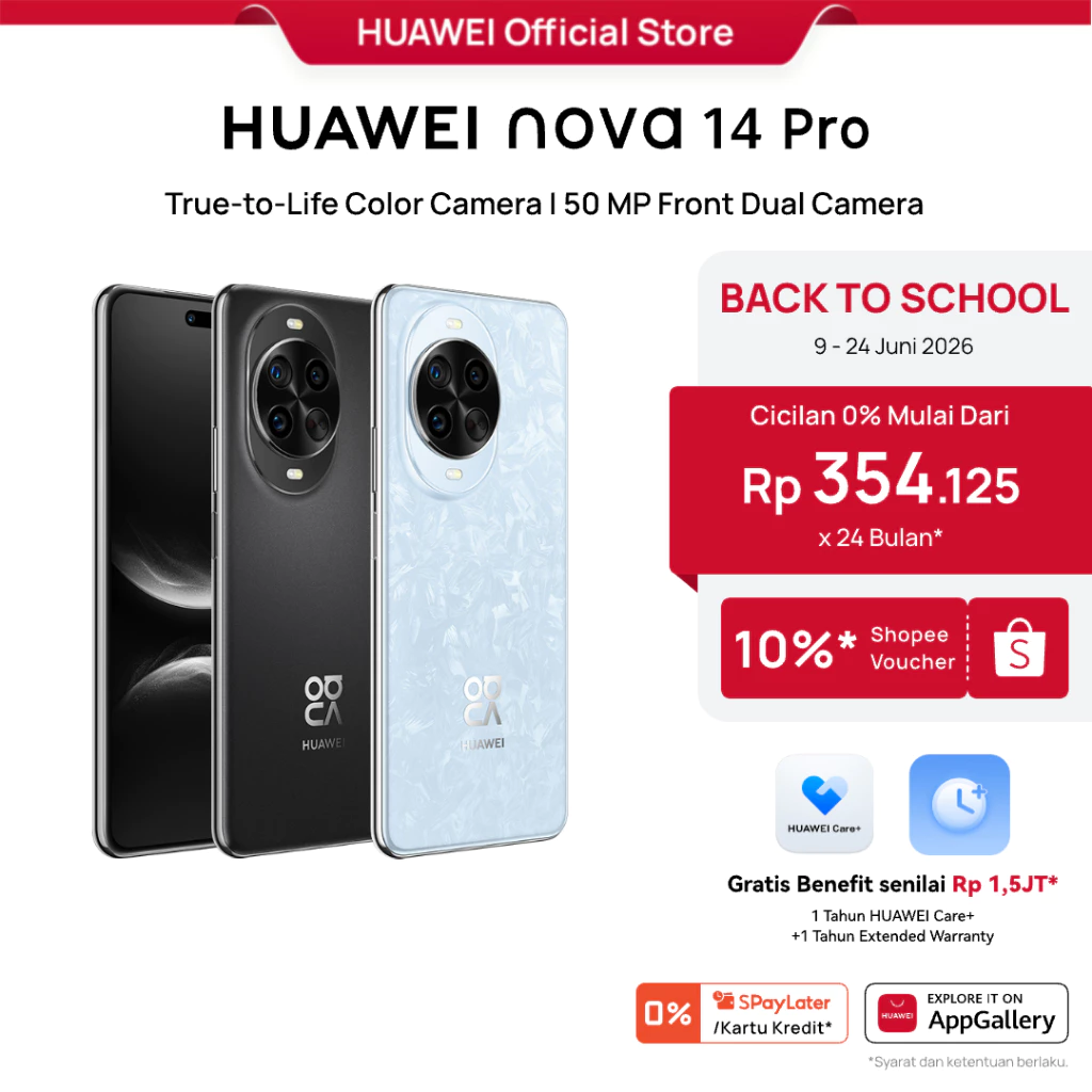 HUAWEI nova 14 Pro Smartphone l True-to-Life Color Camera | 50 MP Front Dual Camera l Smart AI | 100W