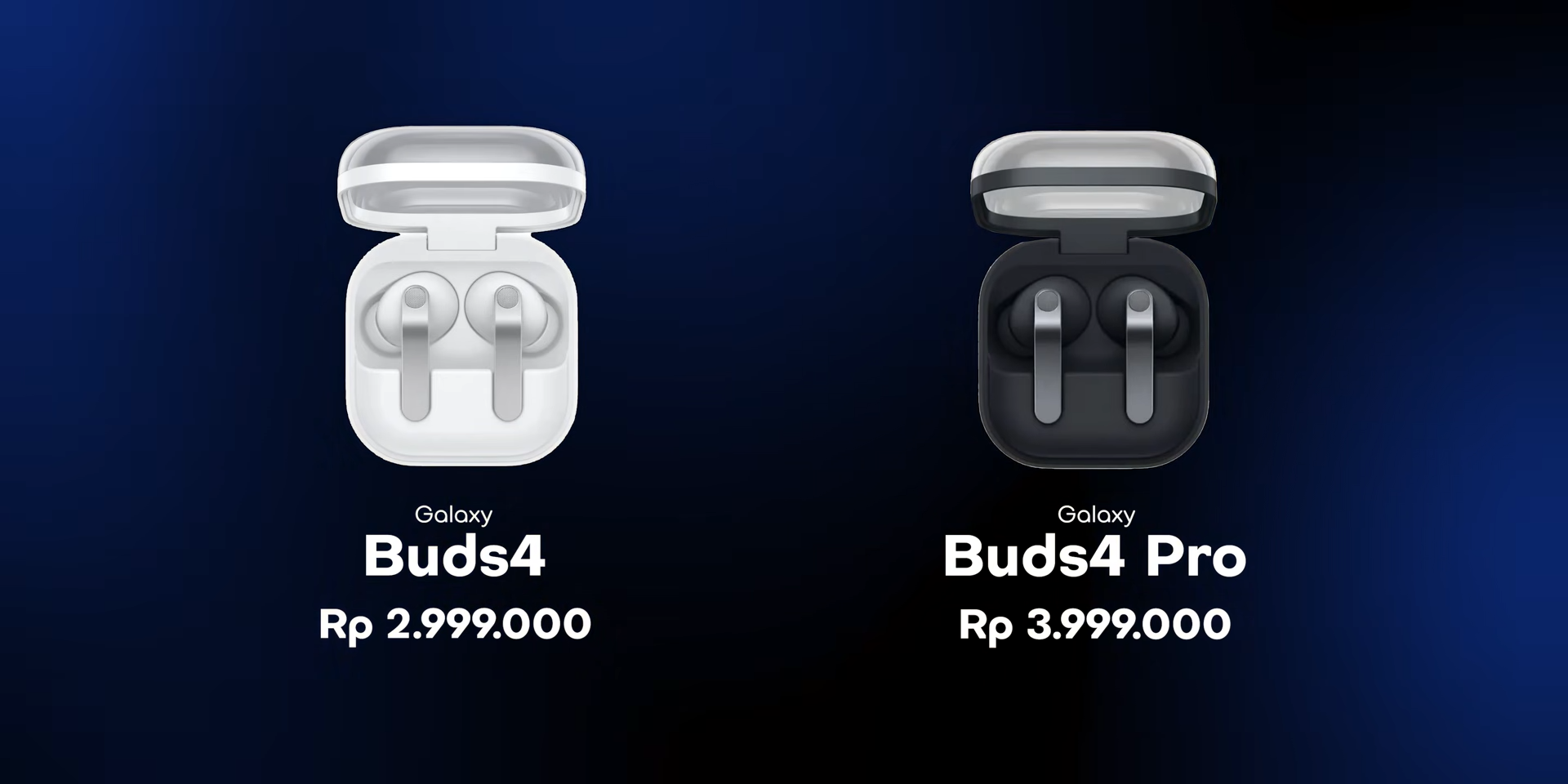 Harga resmi Galaxy Buds 4 Rp2.999.000 dan Galaxy Buds 4 Pro Rp3.999.000