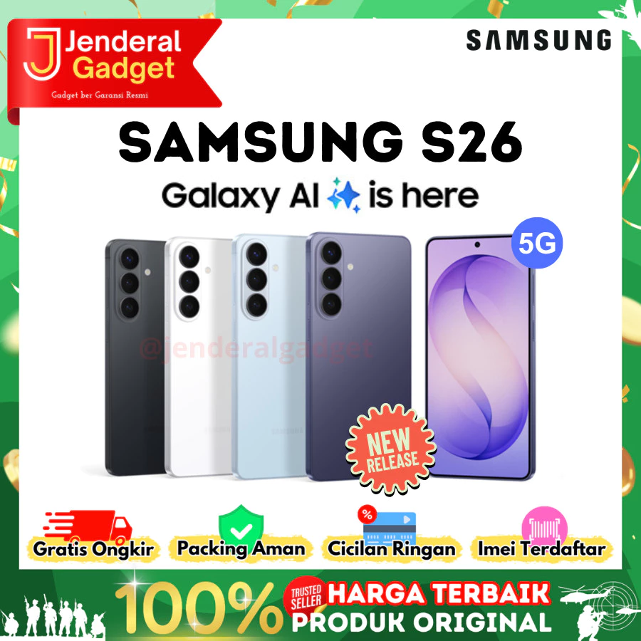 Samsung Galaxy S26 5G 12/256GB NFC Garansi Resmi Indonesia