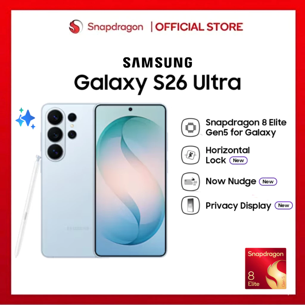 Samsung Galaxy S26 Ultra 12/512GB - Snapdragon 8 Elite Gen 5 - Hp AI - Privacy Display