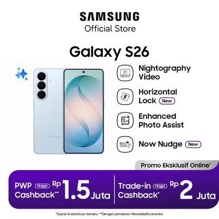 Samsung Galaxy S26 12/512GB - Sky Blue | Hp AI | Photo Assist | 4300 mAh