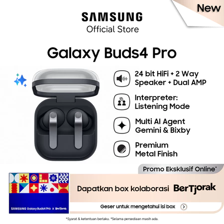 Samsung Galaxy Buds4 Pro - Black | 24 bit Hi-Fi | Multi AI Agent | Premium Metal Finish | ANC