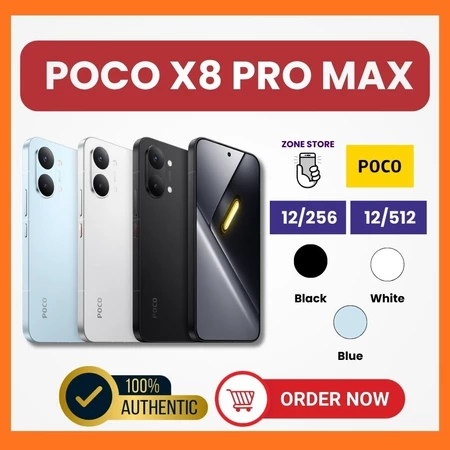 POCO X8 PRO MAX 12/256GB & 12/512GB GARANSI RESMI POCO X8 PRO MAX