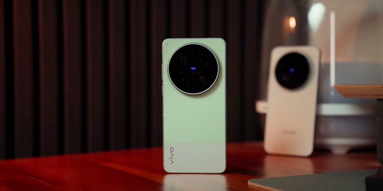 Estetika desain belakang HP Vivo yang elegan.