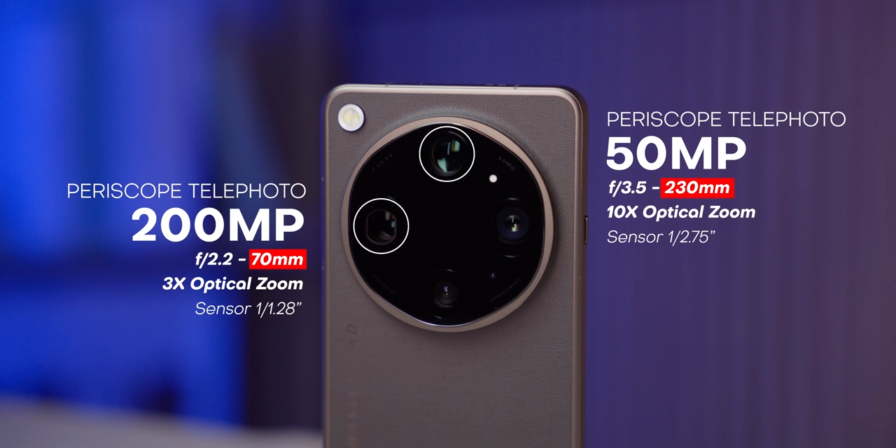 Spesifikasi dual periscope telephoto pada modul kamera OPPO Find X9 Ultra