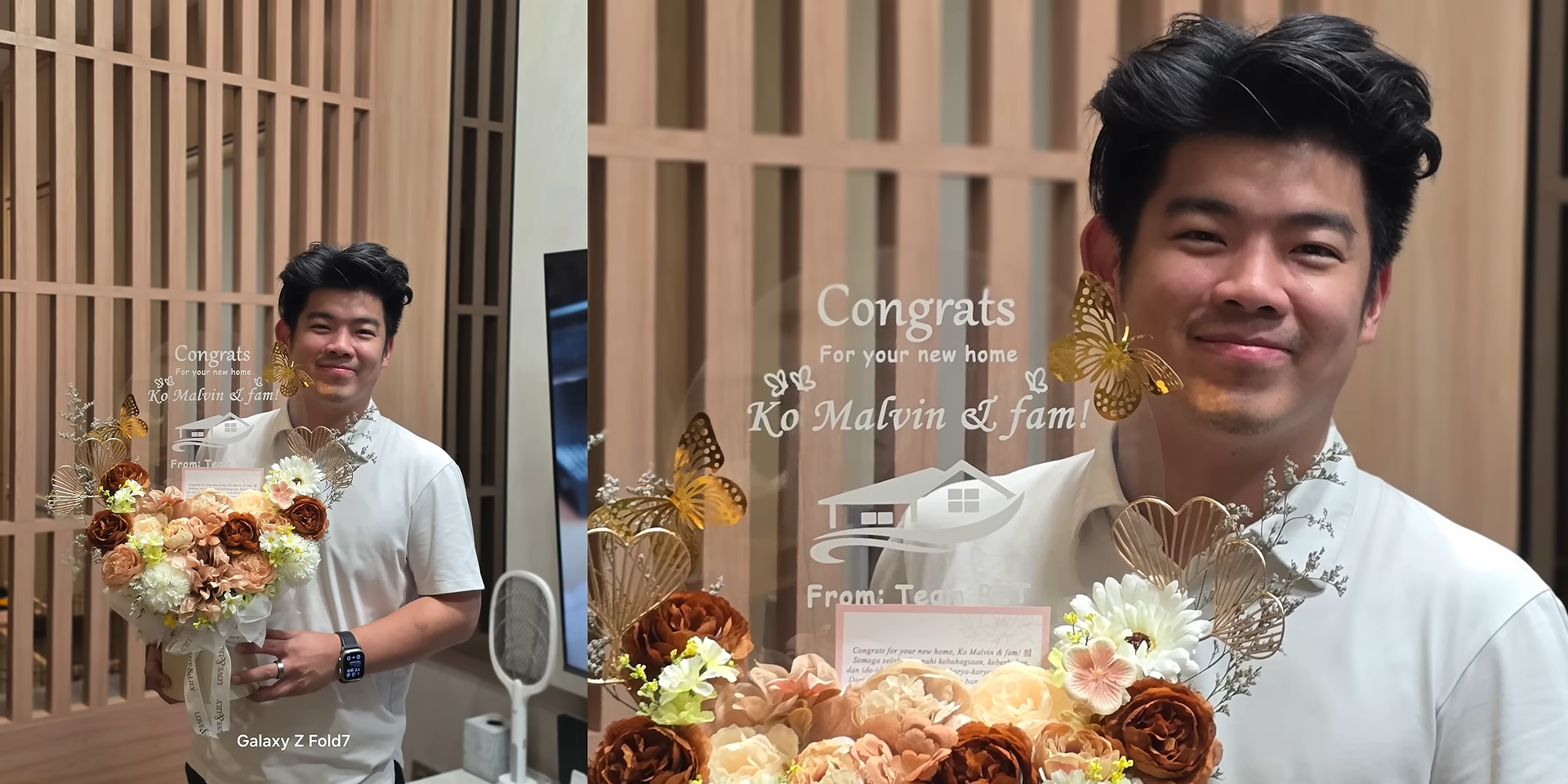 Hasil foto potret dengan main camera Galaxy Z Fold 7