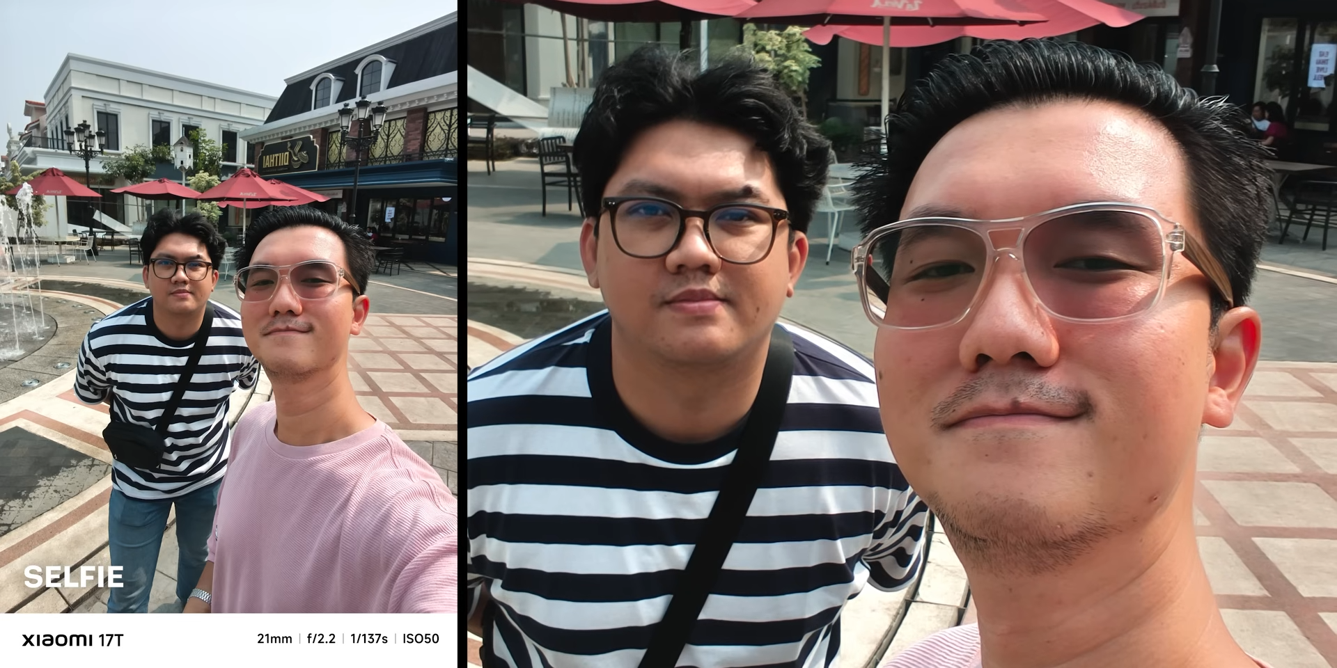 Hasil foto selfie dengan kamera selfie Xiaomi 17T
