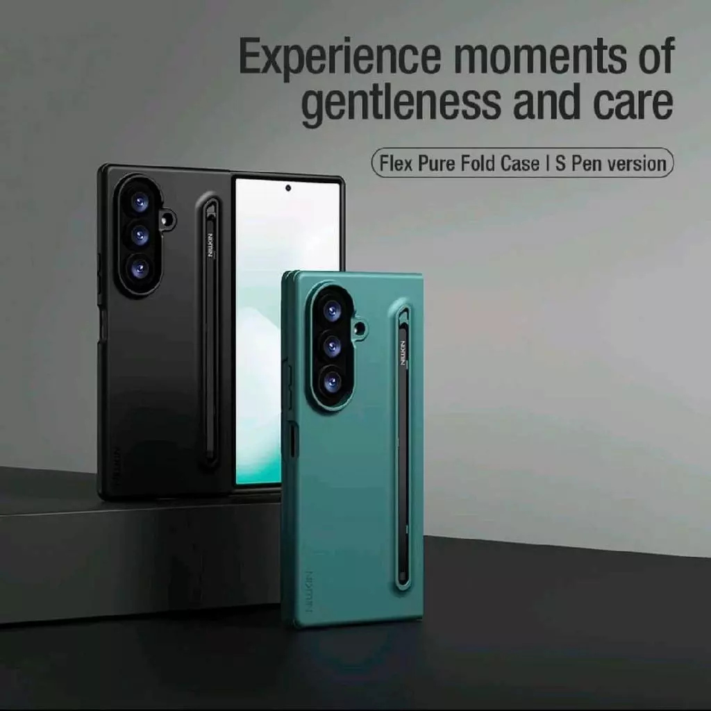 Case Untuk Samsung Z Fold 8 Ultra Nillkin Flex Pure Fold Silicone With S Pen Stylus Case