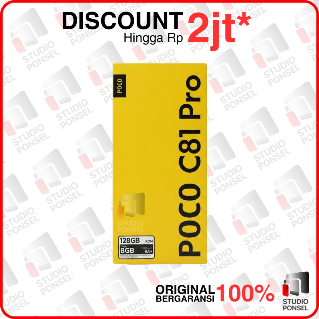 Xiaomi Poco C81 Pro 4/64GB 4/128GB 6.9" IPS LCD Black Green Gold Garansi Resmi