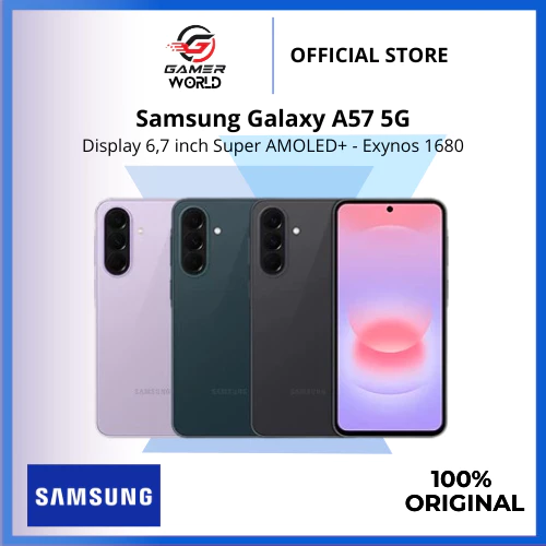 Samsung Galaxy A57 5G [8GB+128GB] [8GB+256GB] [12GB+256GB] Display 6,7 inch Super AMOLED+ - Exynos 1680 - Camera...