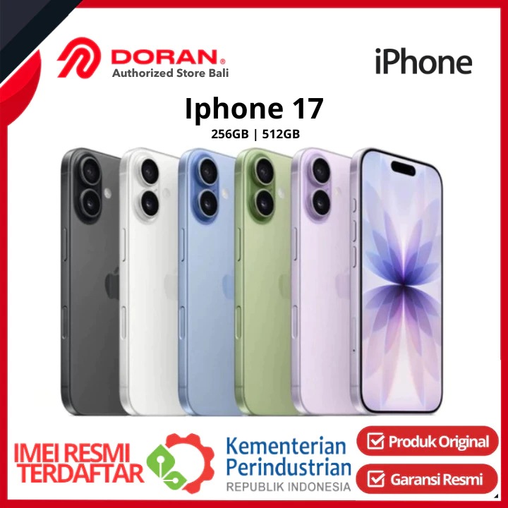 Apple iPhone 17 256GB 512GB Garansi Resmi Apple