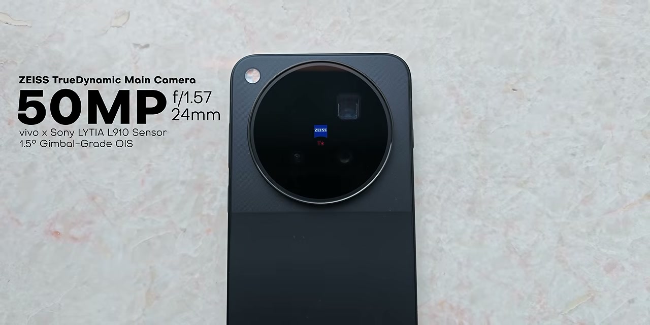 Spesifikasi kamera utama ZEISS TrueDynamic Vivo X500 Pro Max