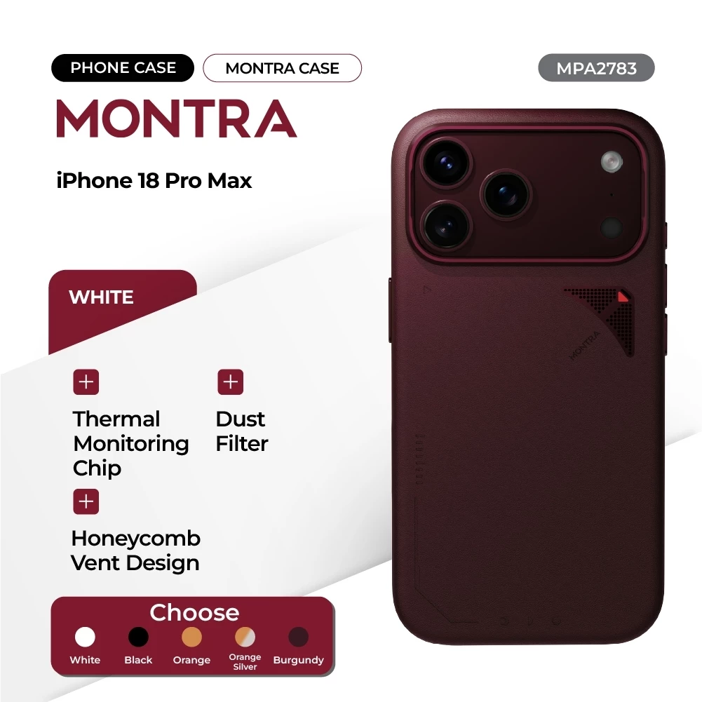 Montra Set iPhone 18 - Magslim Case / Leather for Ultra Slim Magsafe Case for iPhone 17 18 Series bundle Temperedglass AR Privacy...
