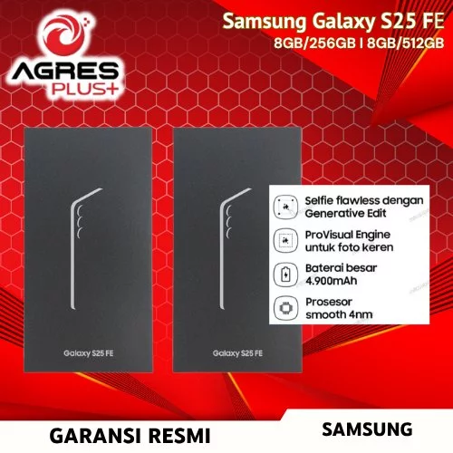 Samsung Galaxy S25 FE 8GB/256GB | 8GB/512GB - Garansi Resmi Indonesia