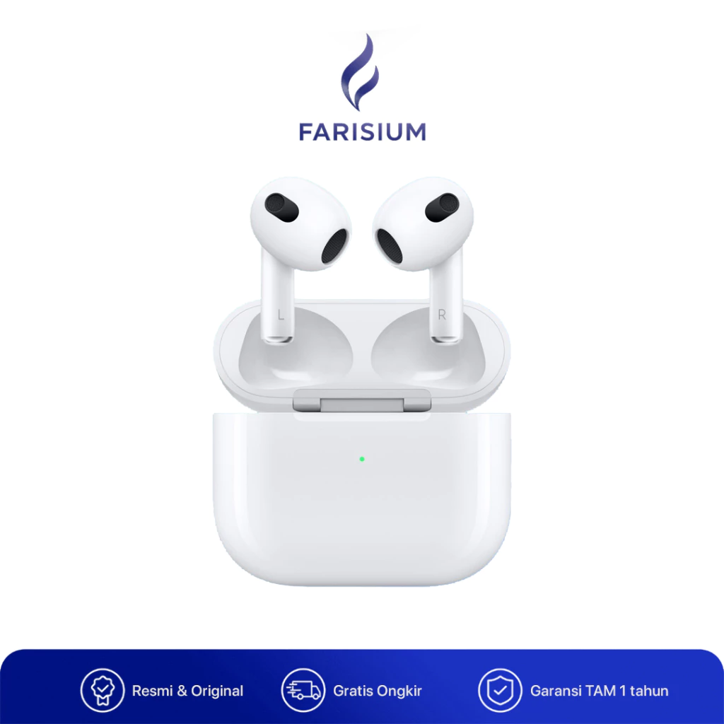 AirPods 3 (3rd Gen) – MagSafe Charging Case | Original Garansi Resmi TAM | Audio Spasial