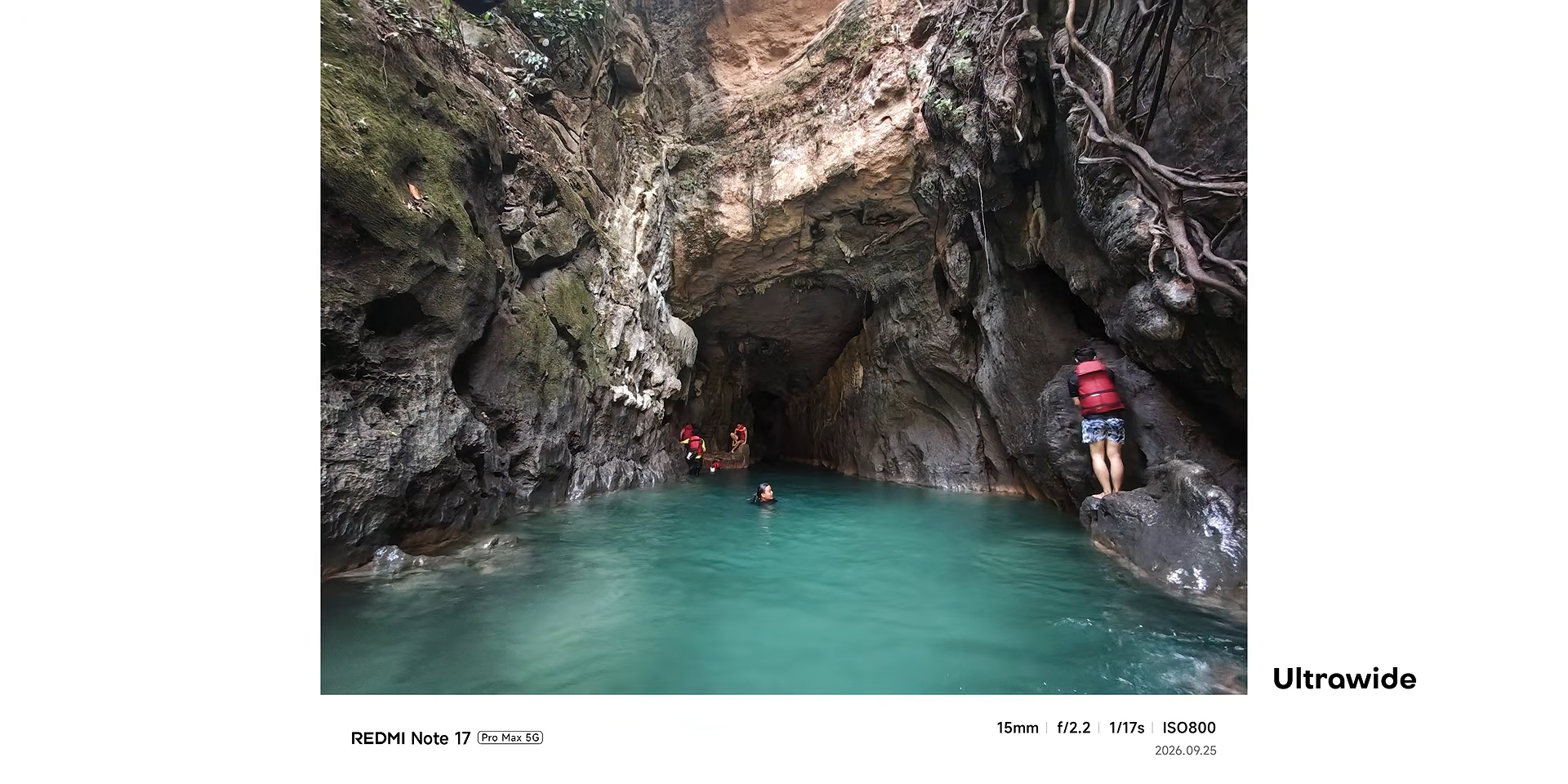 Hasil foto gua air dengan ultrawide Redmi Note 17 Pro Max