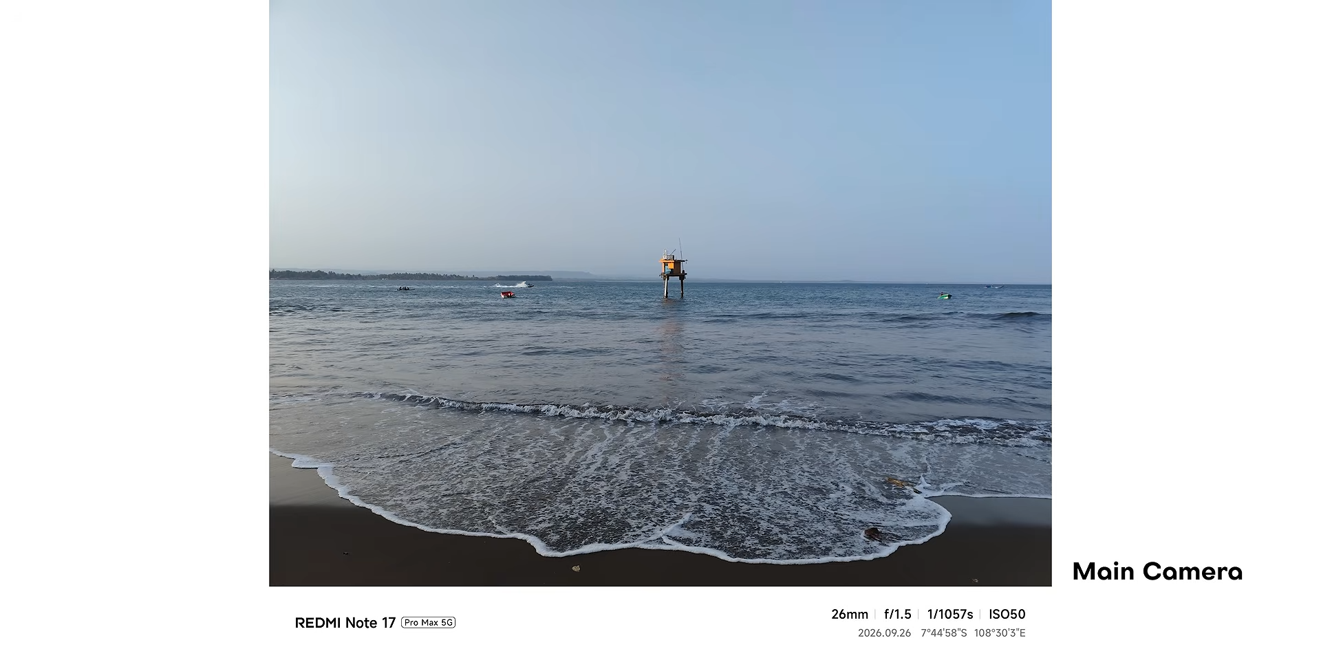 Hasil foto gardu pantau dengan main camera Redmi Note 17 Pro Max di pencahayaan rendah