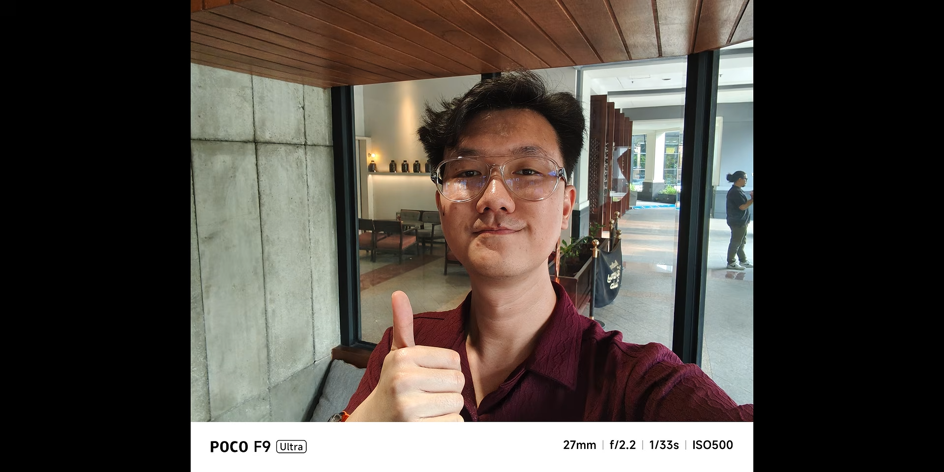 Hasil foto selfie dengan POCO F9 Ultra