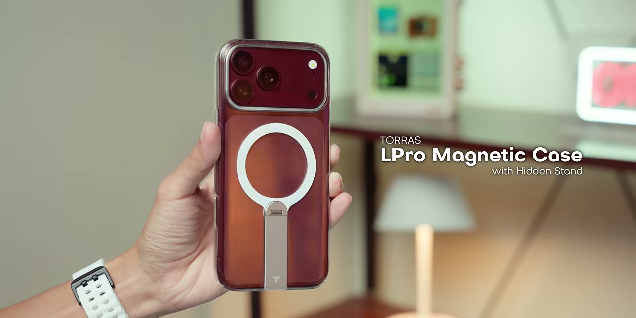 TORRAS LPro Magnetic Case dengan stand tersembunyi