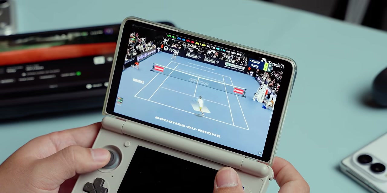 Game Tennis Elbow 4 pada perangkat handheld