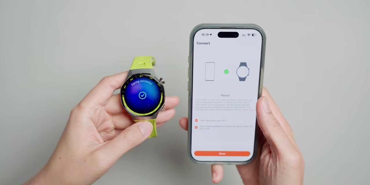 HUAWEI Watch GT 7 Pro berhasil terhubung dengan aplikasi Huawei Health