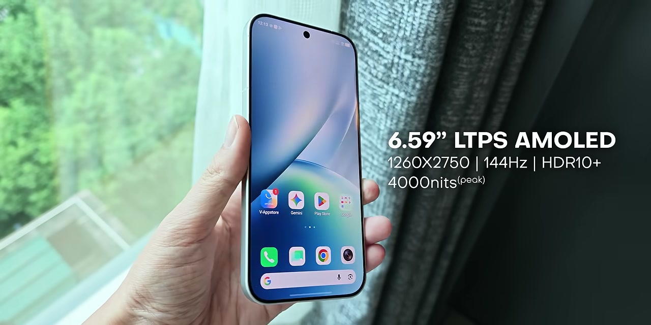Spesifikasi layar Vivo X500 dengan panel LTPS AMOLED 6.59 inci