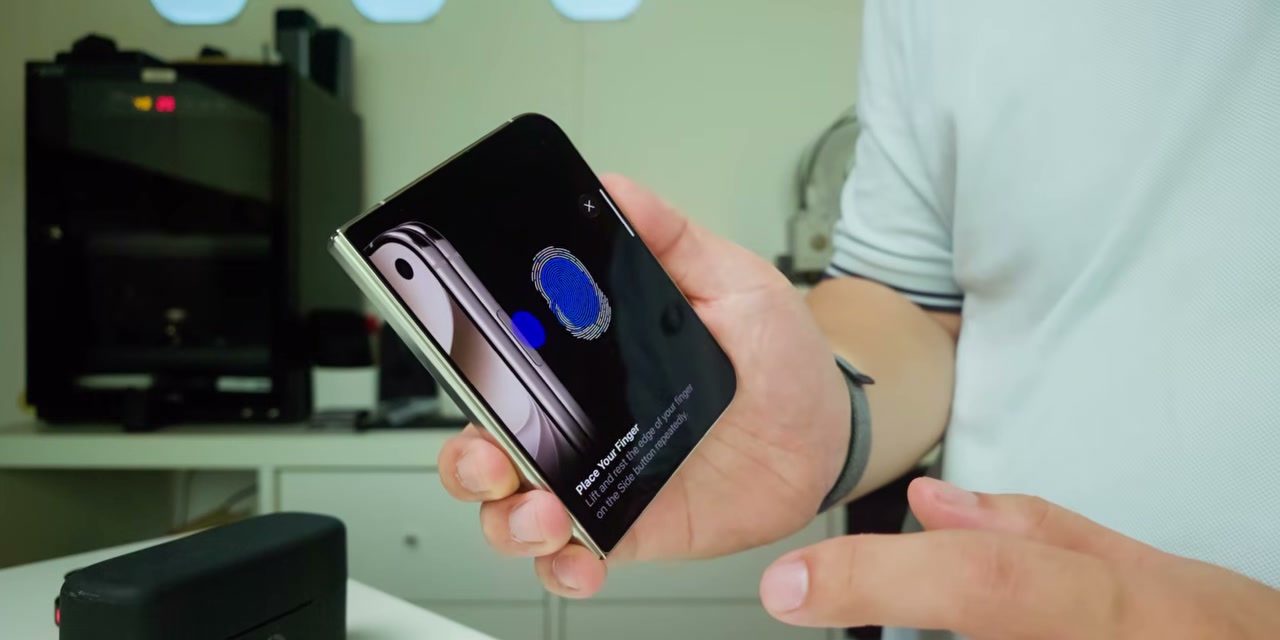 Pengaturan sensor sidik jari pada iPhone Duo