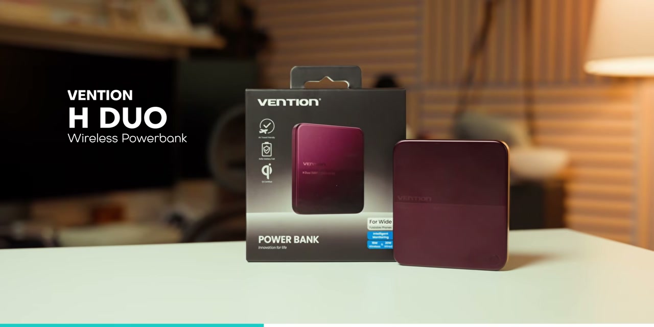 Power Bank Vention H Duo dengan kemasan