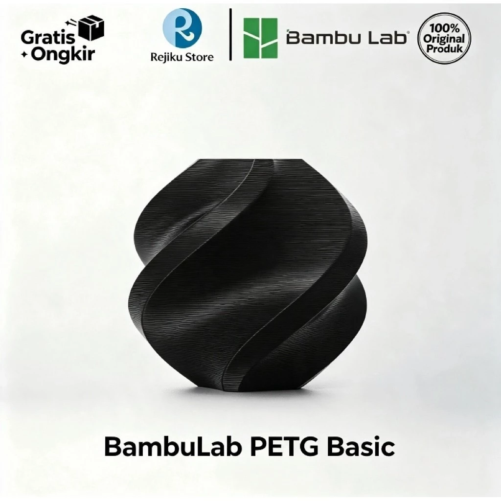 Bambulab PETG Basic Affordable 1 KG 3D Filament Impact Resistant with RFID