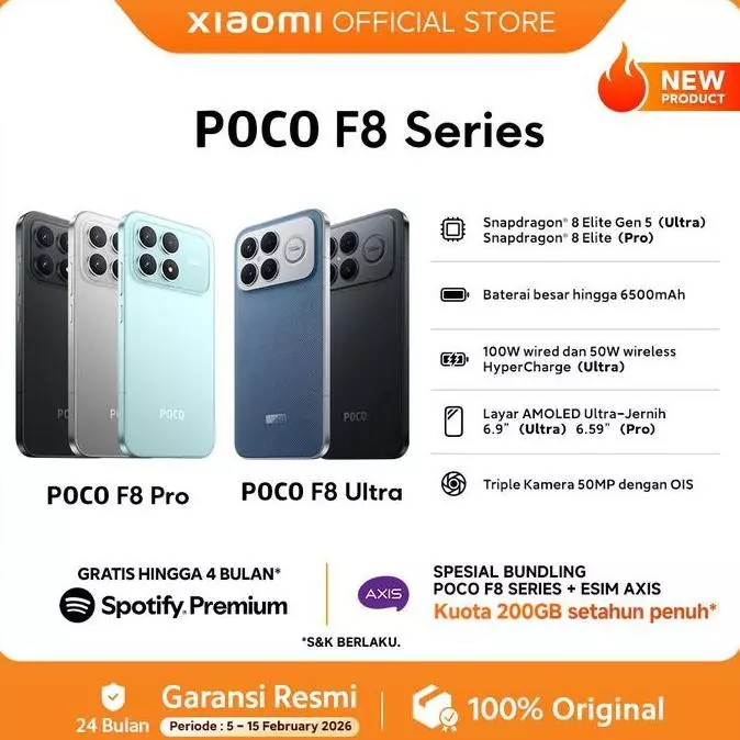 Galilelo - POCO F8 Series | POCO F8 Pro (12/512GB) | POCO F8 Ultra (16/512GB) | HP Gaming [Xiaomi Official Store]