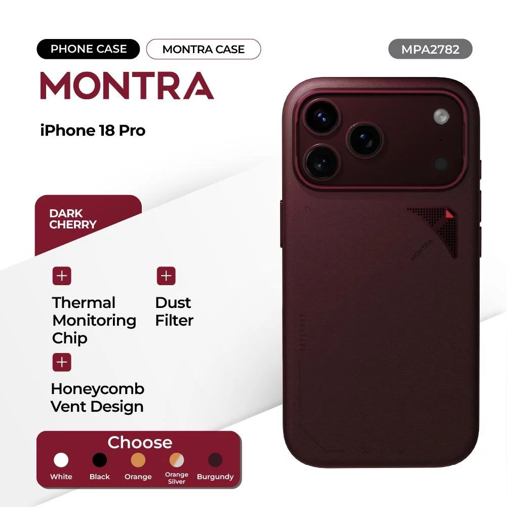 Montra Set iPhone 18 - Magslim Case / Leather for Ultra Slim Magsafe Case for iPhone 17 18 Series bundle Temperedglass AR Privacy...