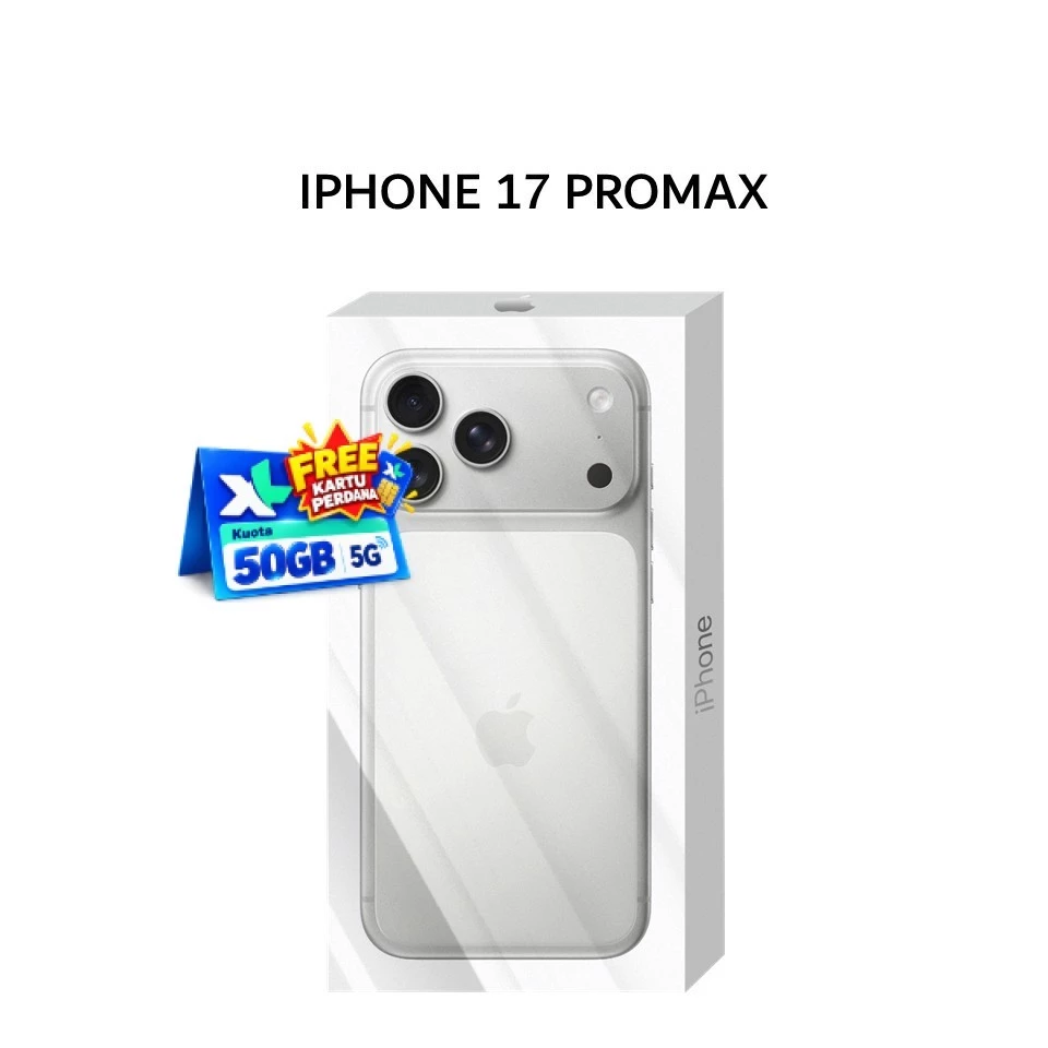 HANDPHONE APPLE IPHONE 17 PRO MAX 256GB GRS RSMI INDONESIA GDN